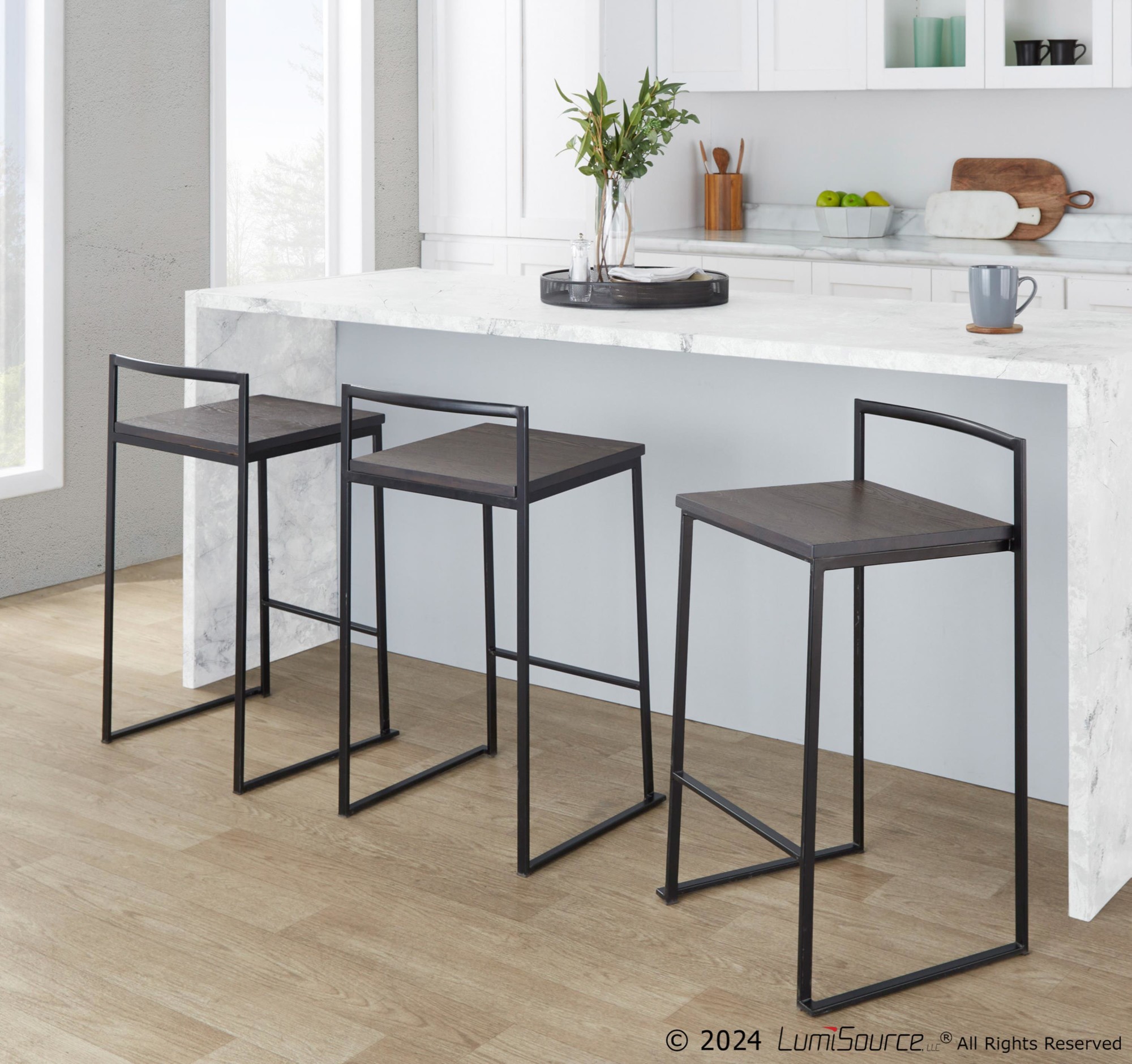 Fuji Stacker Counter Stool - Set Of 2